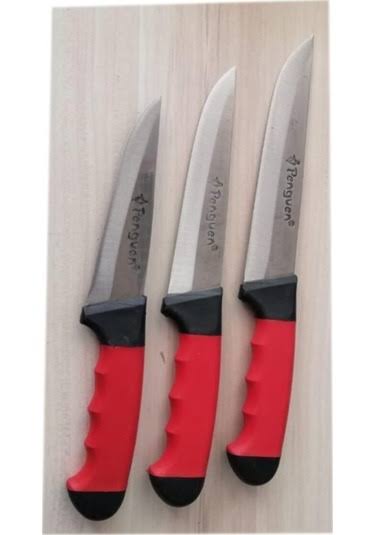 Penguen Red Handle Knife