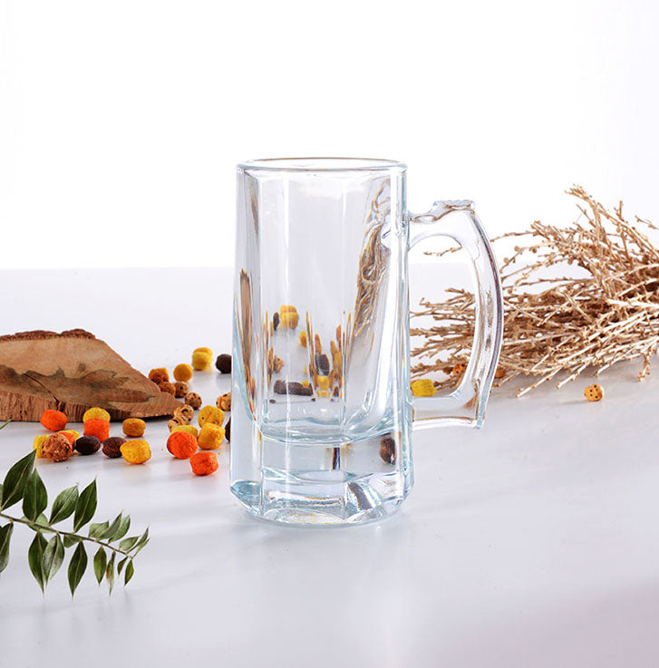 Paşabahçe Pub tall clear beer mug