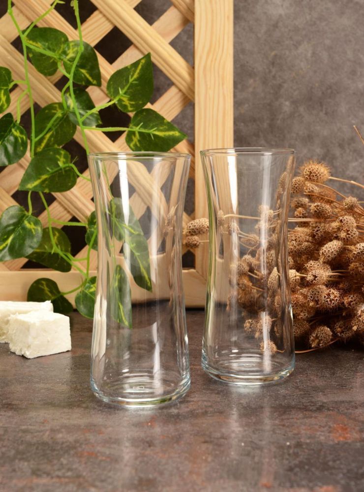 Paşabahçe Two Heybeli tall waisted tumblers
