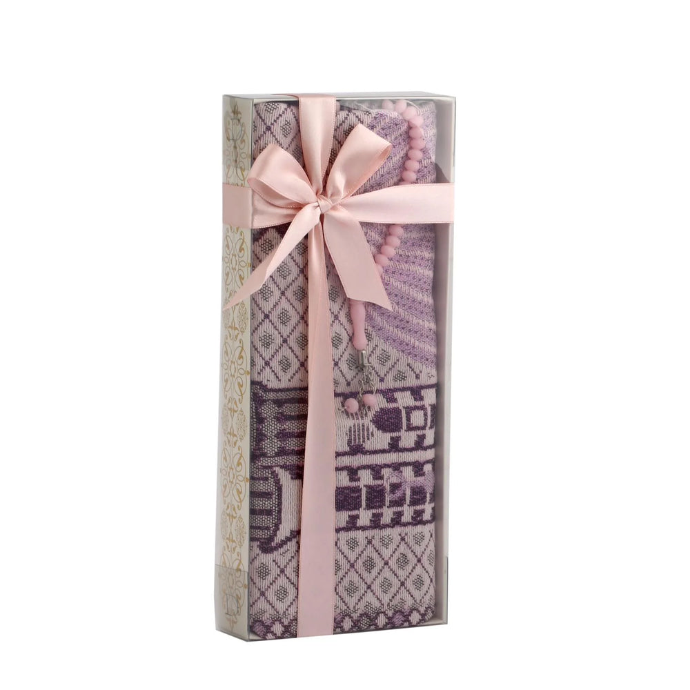 Ensar Uskudar Prayer Mat & Tasbeeh Gift Set