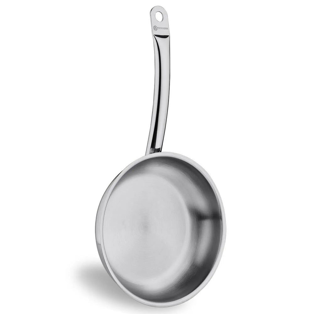 Korkmaz Proline Satin Stainless Steel Frying Pan - 24x5 cm
