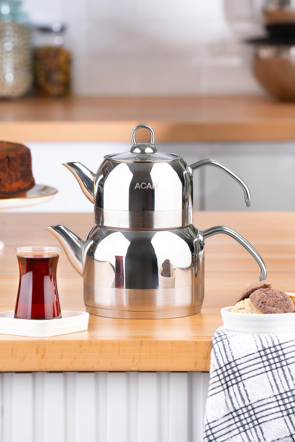 Acar Armin Turkish Teapot Set