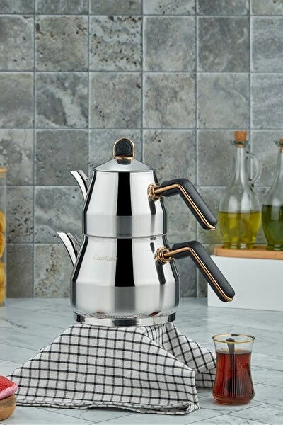 Cooker Everest Medium Turkish Teapot Set