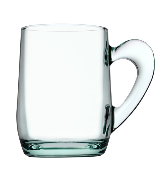 Paşabahçe Mocha and Chai pale green handled mug
