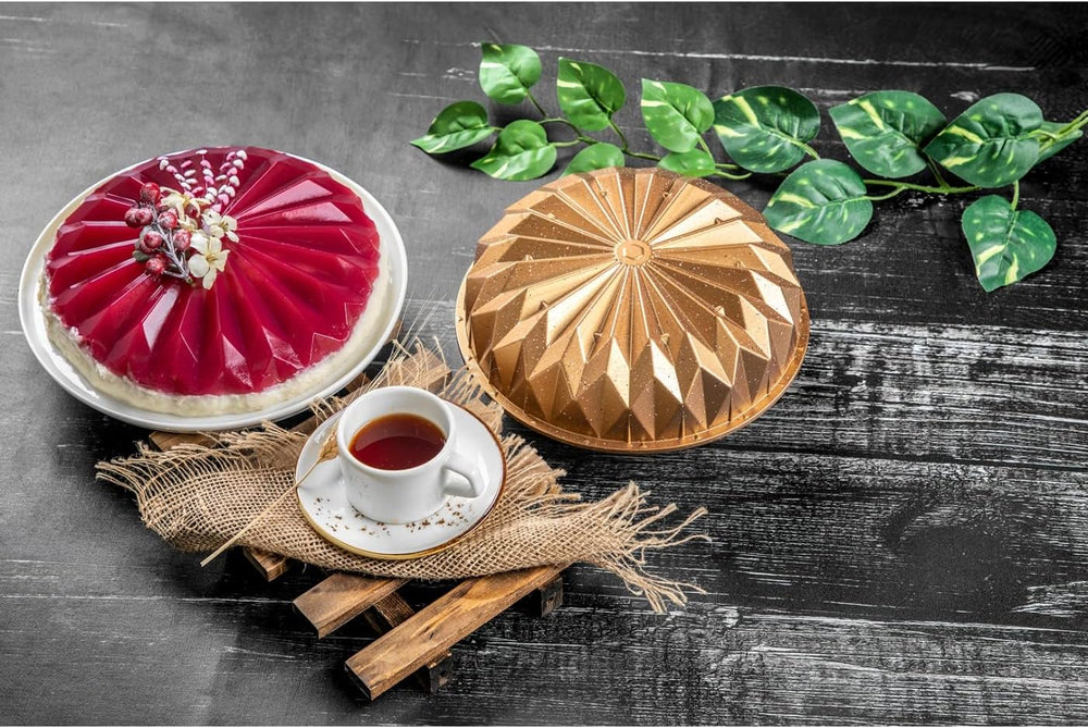 Taç Kristal Geometric Cake Tin