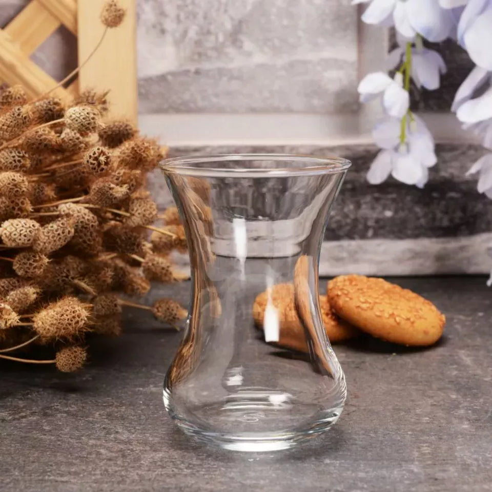 Paşabahçe Vefa Turkish Tea Glasses - Set of 6