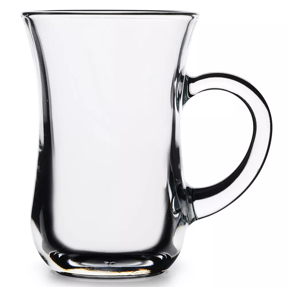 Paşabahçe Keyif Handled Tea Glasses - Set of 6