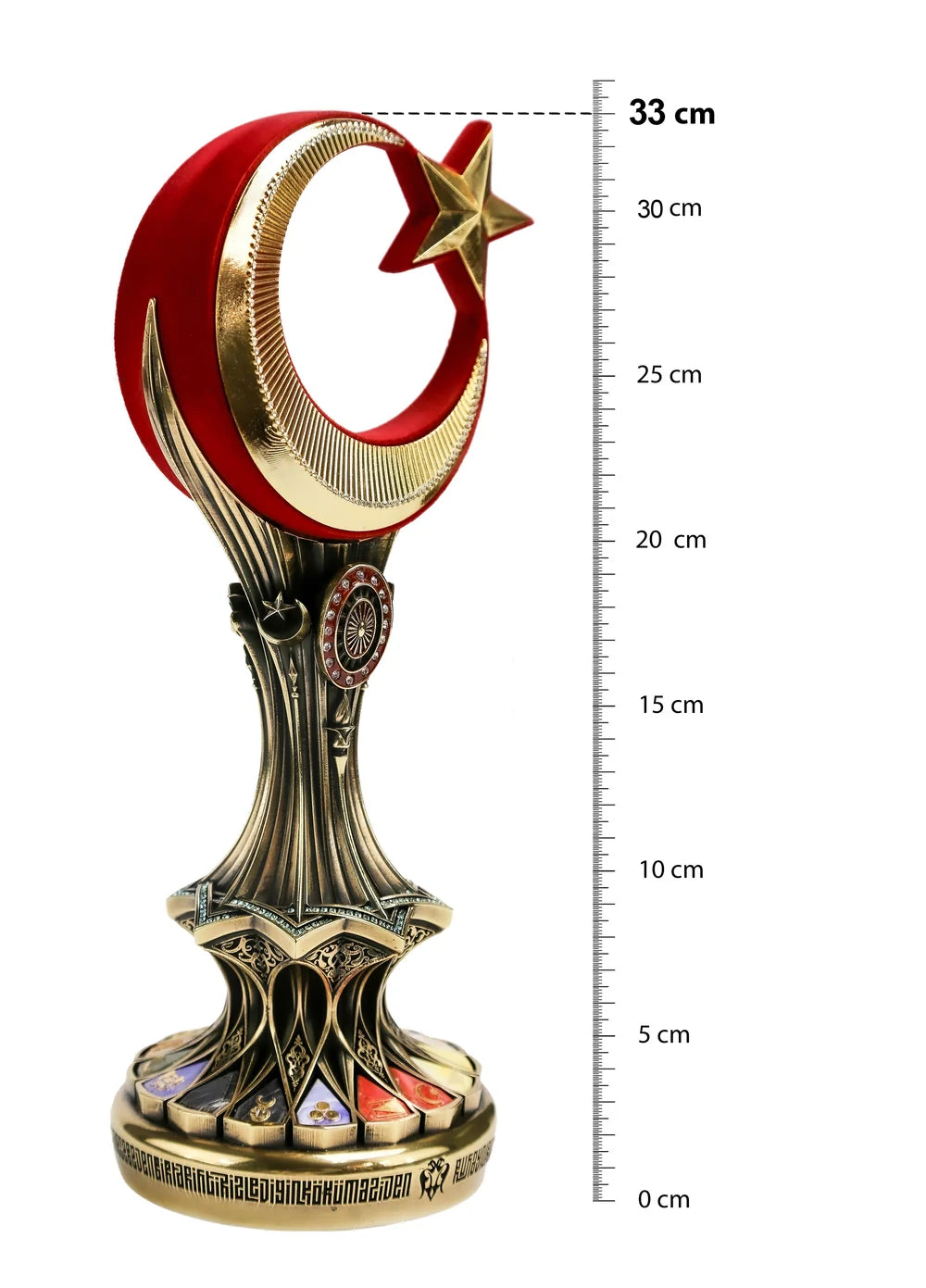 Nakkaş Türkboytu ornament with a height diagram