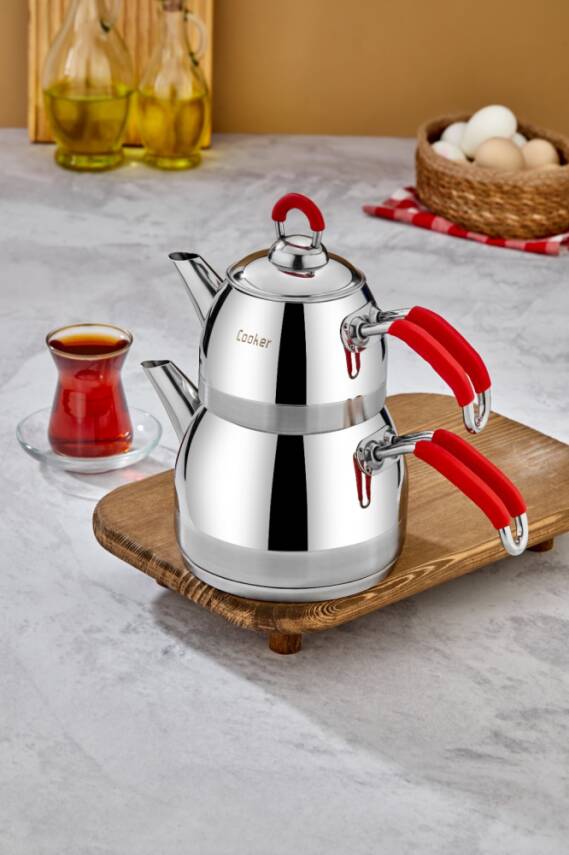 Cooker Premium Mini Turkish Teapot Set