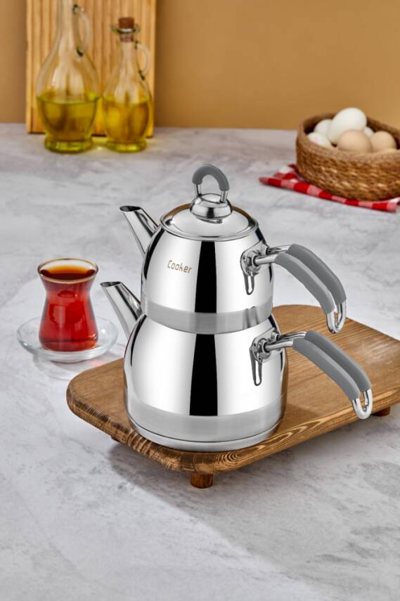 Cooker Premium Mini Turkish Teapot Set