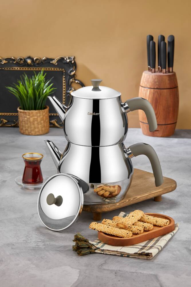 Cooker Tombo Maxi Turkish Teapot Set