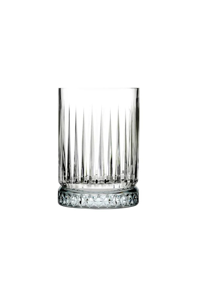 Paşabahçe Elysia small clear tumbler with vertical lines