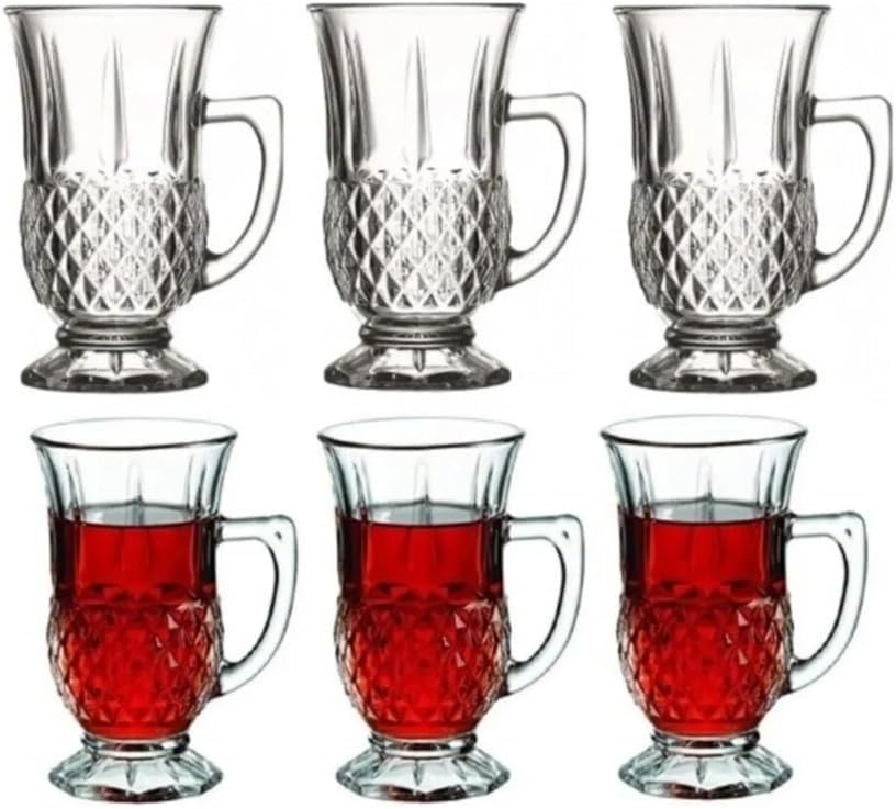 Paşabahçe İstanbul Handled Tea Glasses - Set of 6