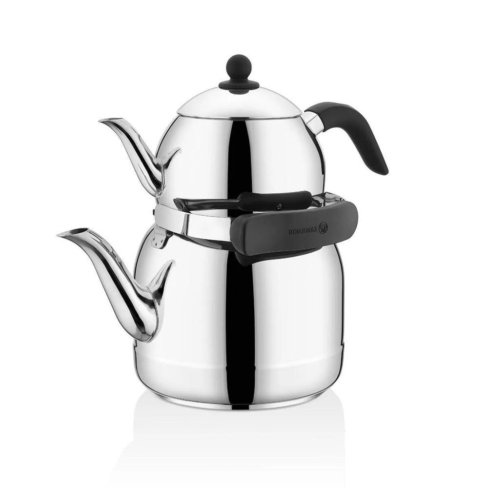 Korkmaz Ornella Turkish Teapot Set - 1.3 L + 3.5 L