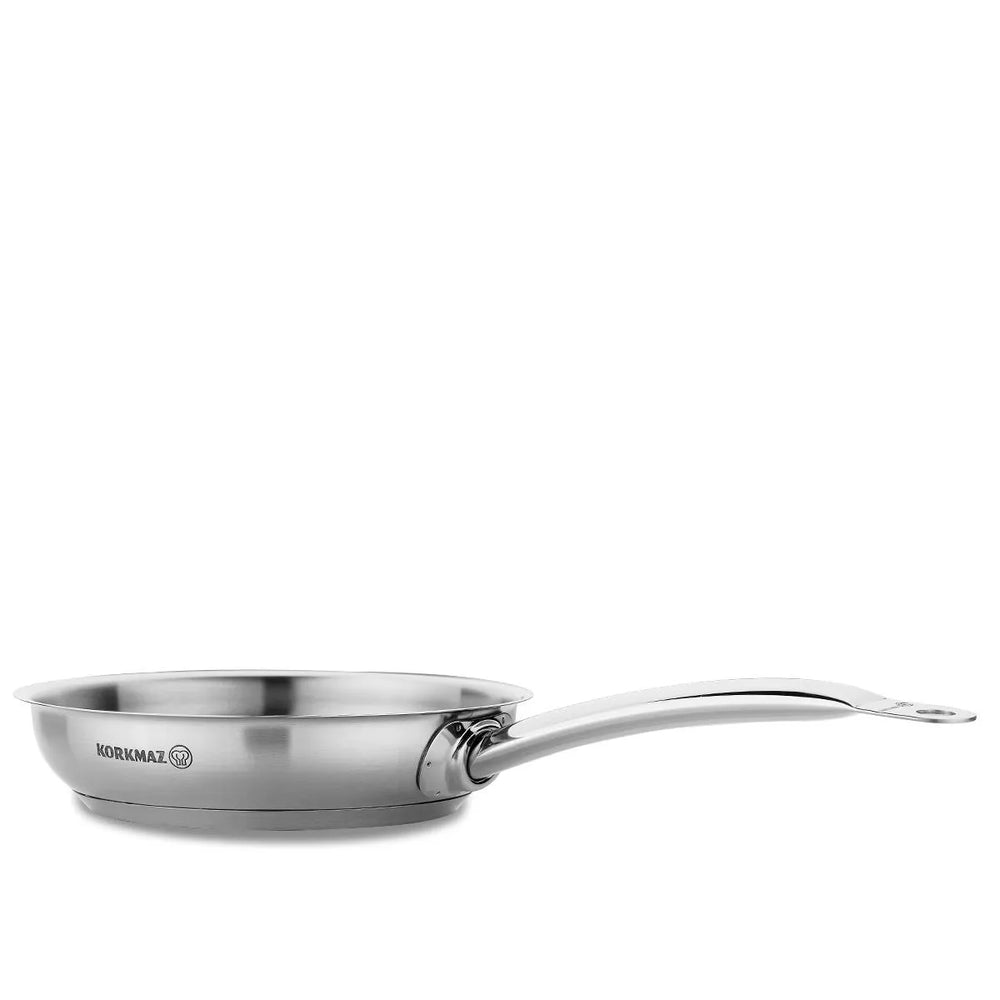Korkmaz Proline Satin Stainless Steel Frying Pan