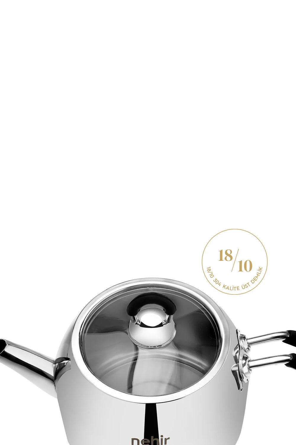 Nehir Modern Mini Turkish Teapot Set