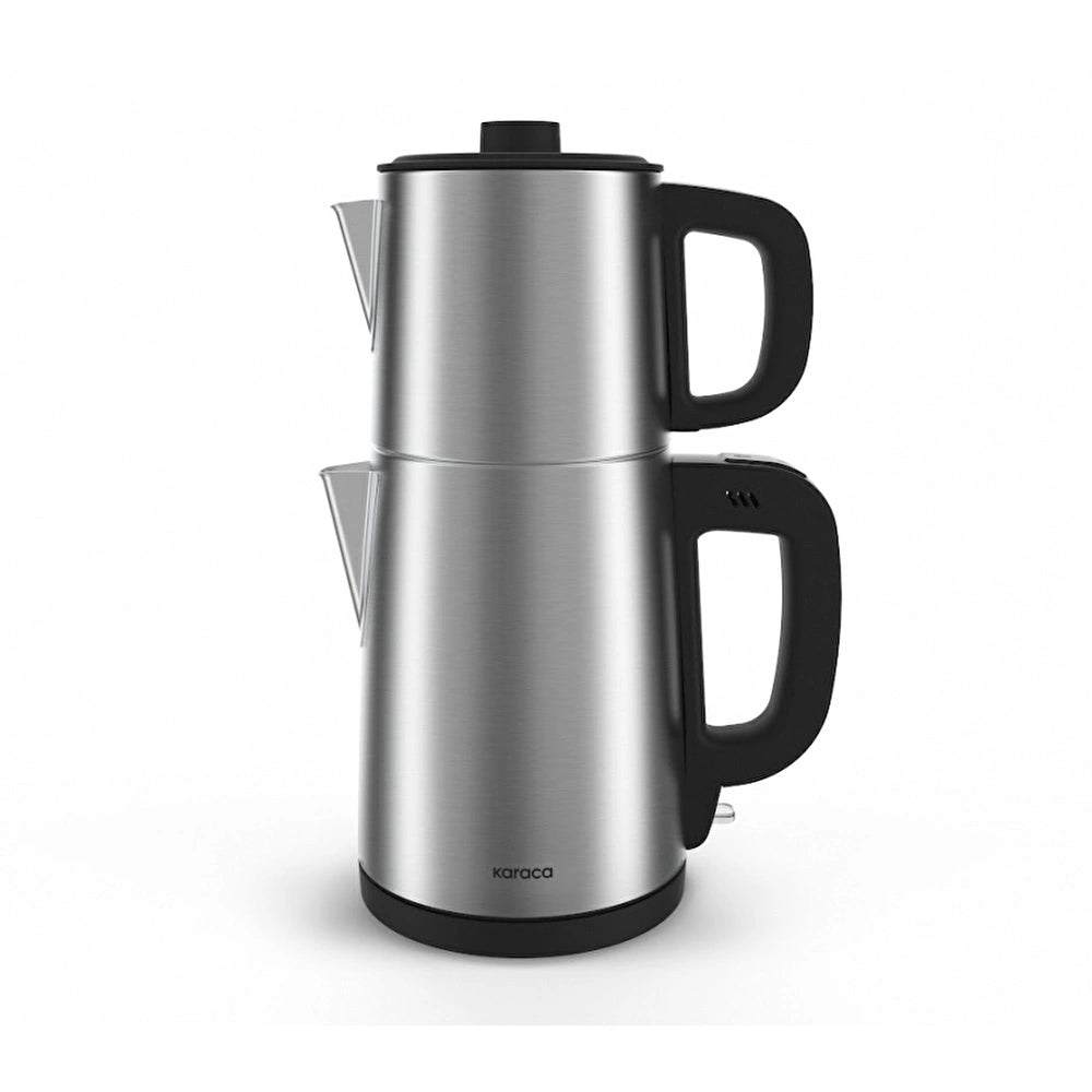 Karaca TeaBig XL stainless steel tea maker in Inox