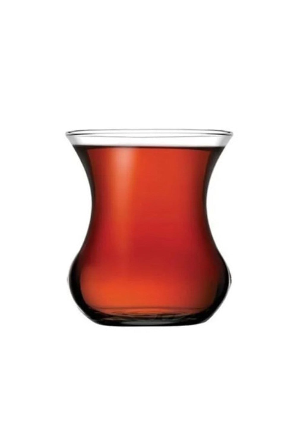 Paşabahçe Aurora glass filled with tea
