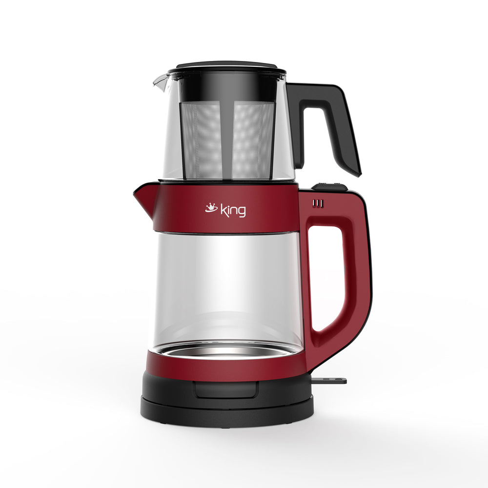 Red King TeaPro KCM330 glass tea maker