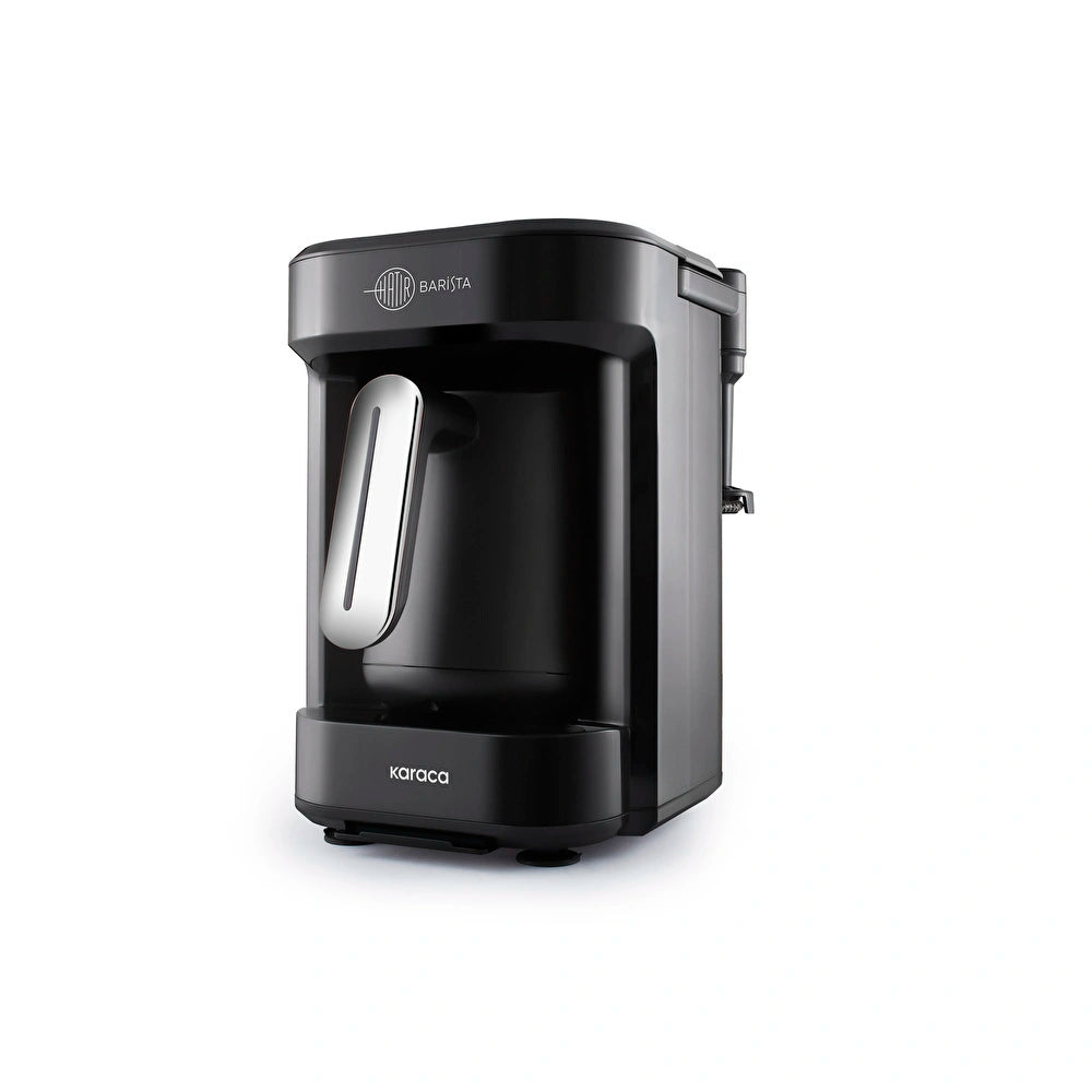 Karaca Hatır Barista Pro coffee machine in Black Chrome