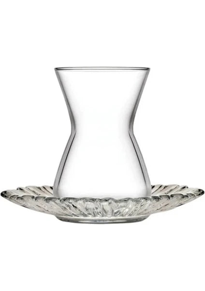 Paşabahçe Şelale Turkish Tea Set - 12 Pieces