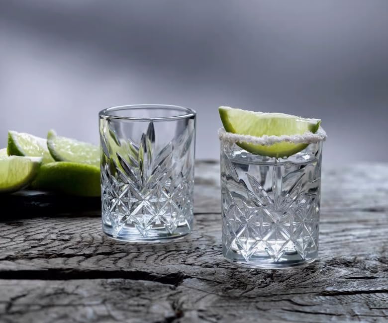 Paşabahçe Timeless Mini Glass Tumblers 62 mL - Set of 4