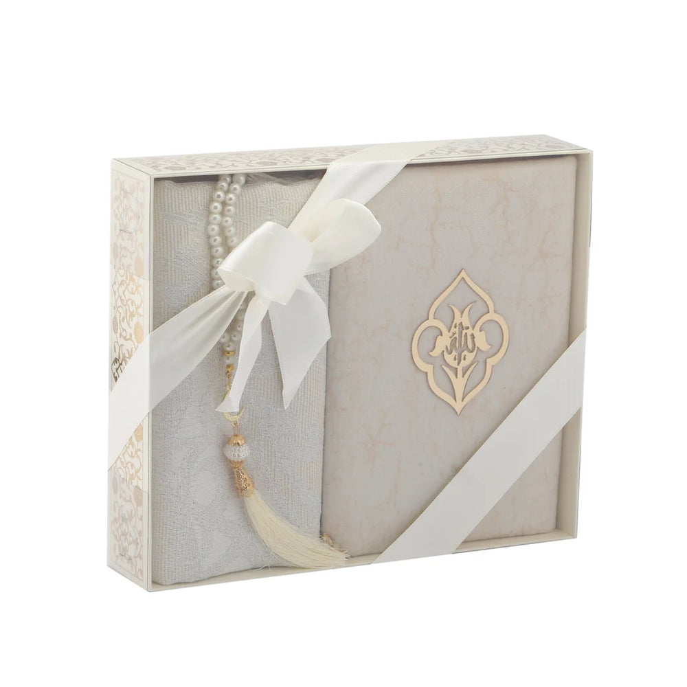 Ensar Hikmet No. 2 Quran & Prayer Mat Gift Set