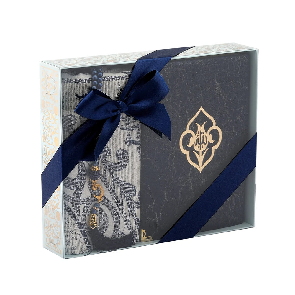 Ensar Hikmet No. 2 Quran & Prayer Mat Gift Set