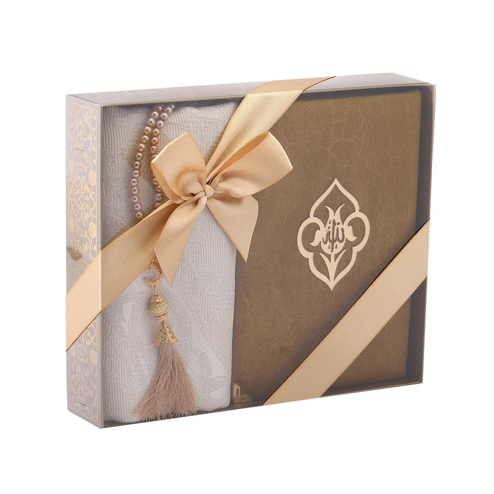Ensar Hikmet No. 2 Quran & Prayer Mat Gift Set
