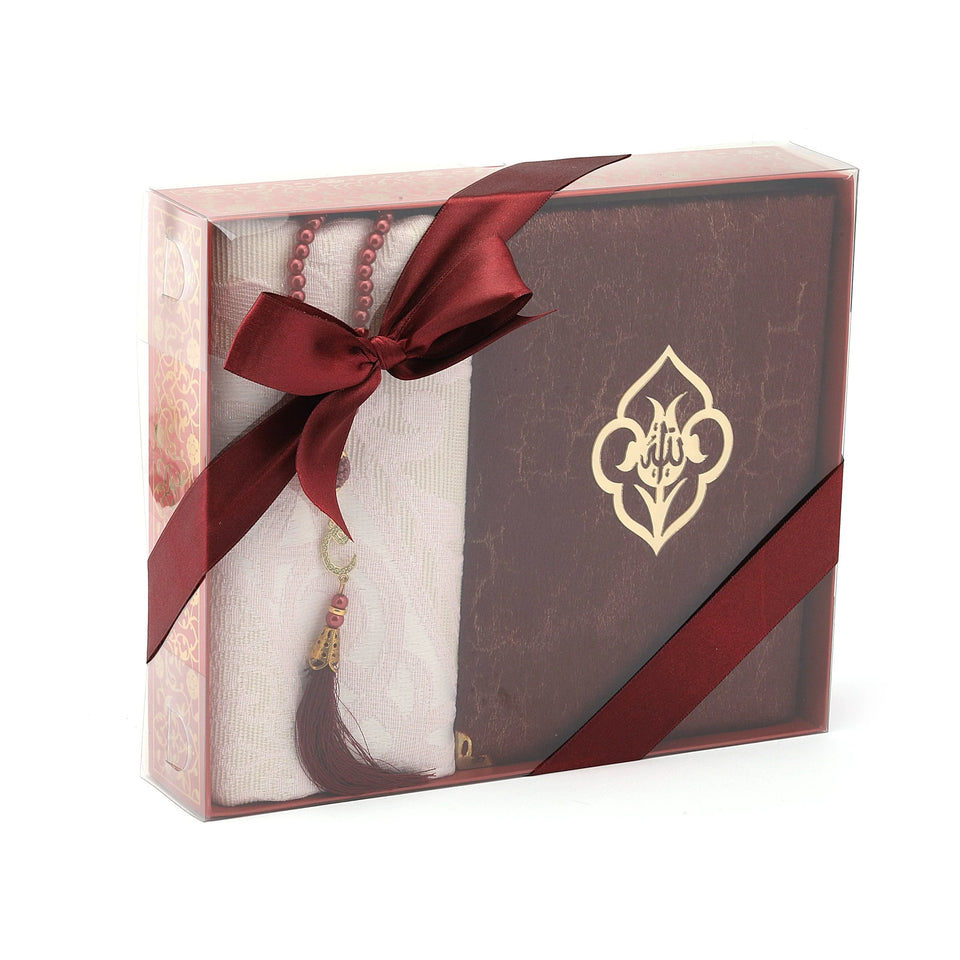 Ensar Hikmet No. 2 Quran & Prayer Mat Gift Set