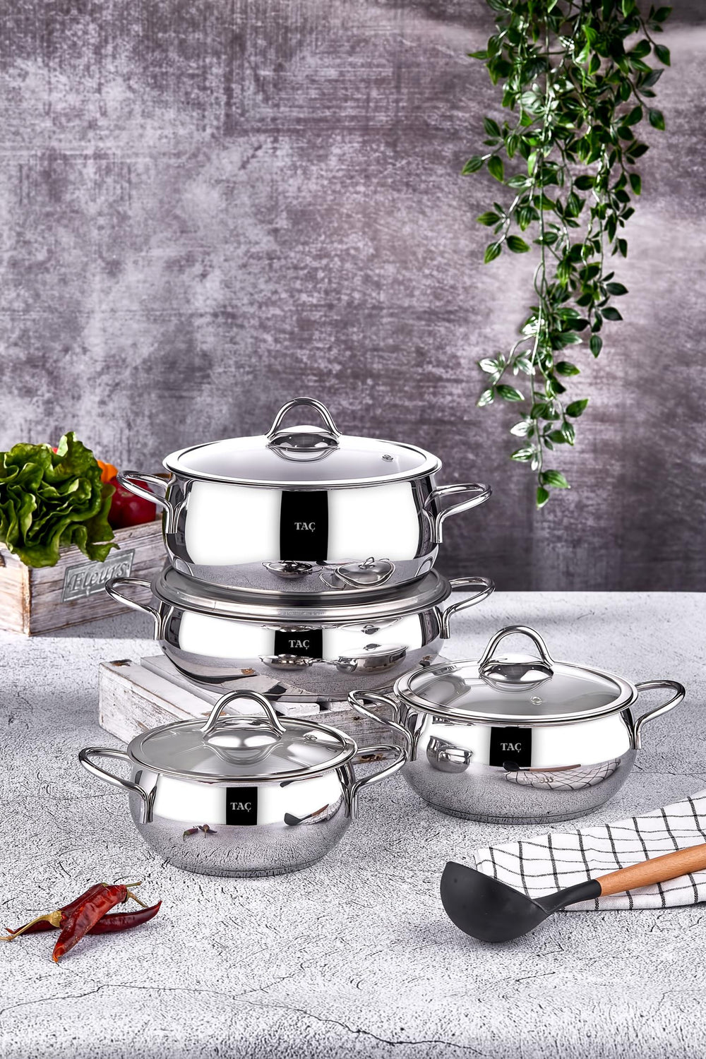 Taç Vitali Cookware Set