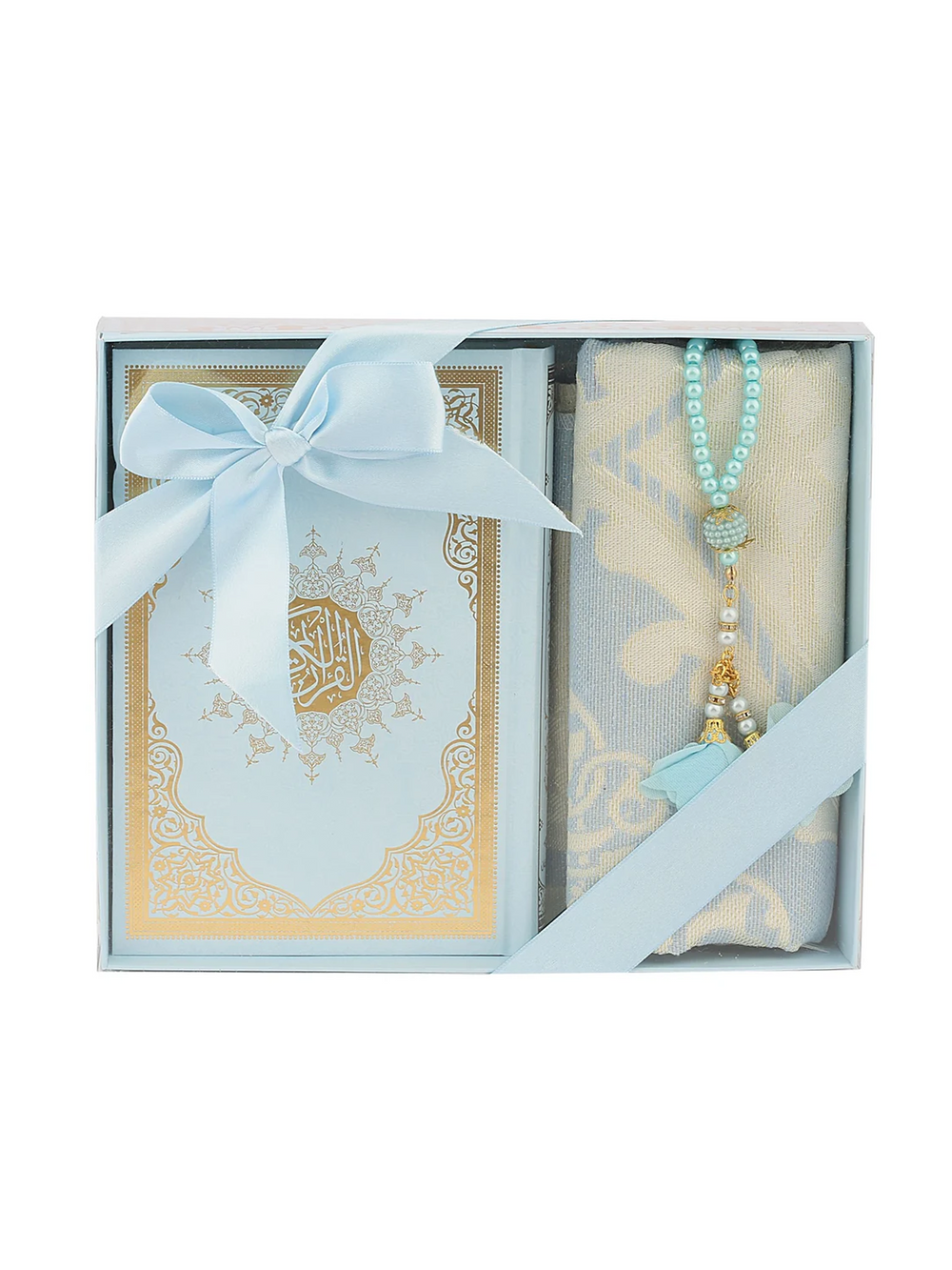 Ensar Azra Quran, Prayer Mat & Tasbeeh Gift Set - image 3