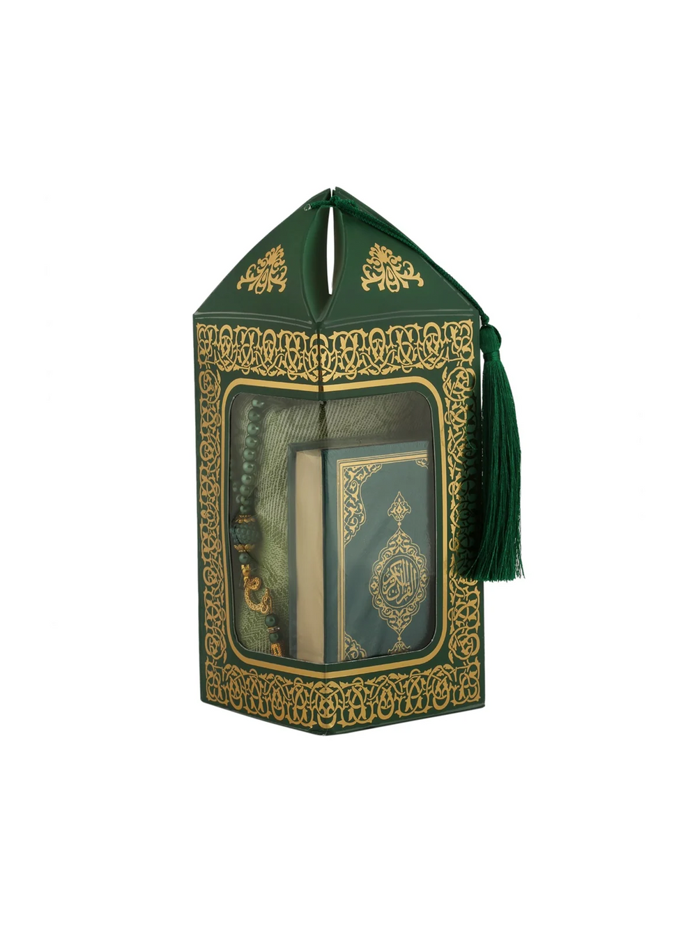 Ensar Bade Quran, Prayer Mat & Tasbeeh Gift Set - image 1