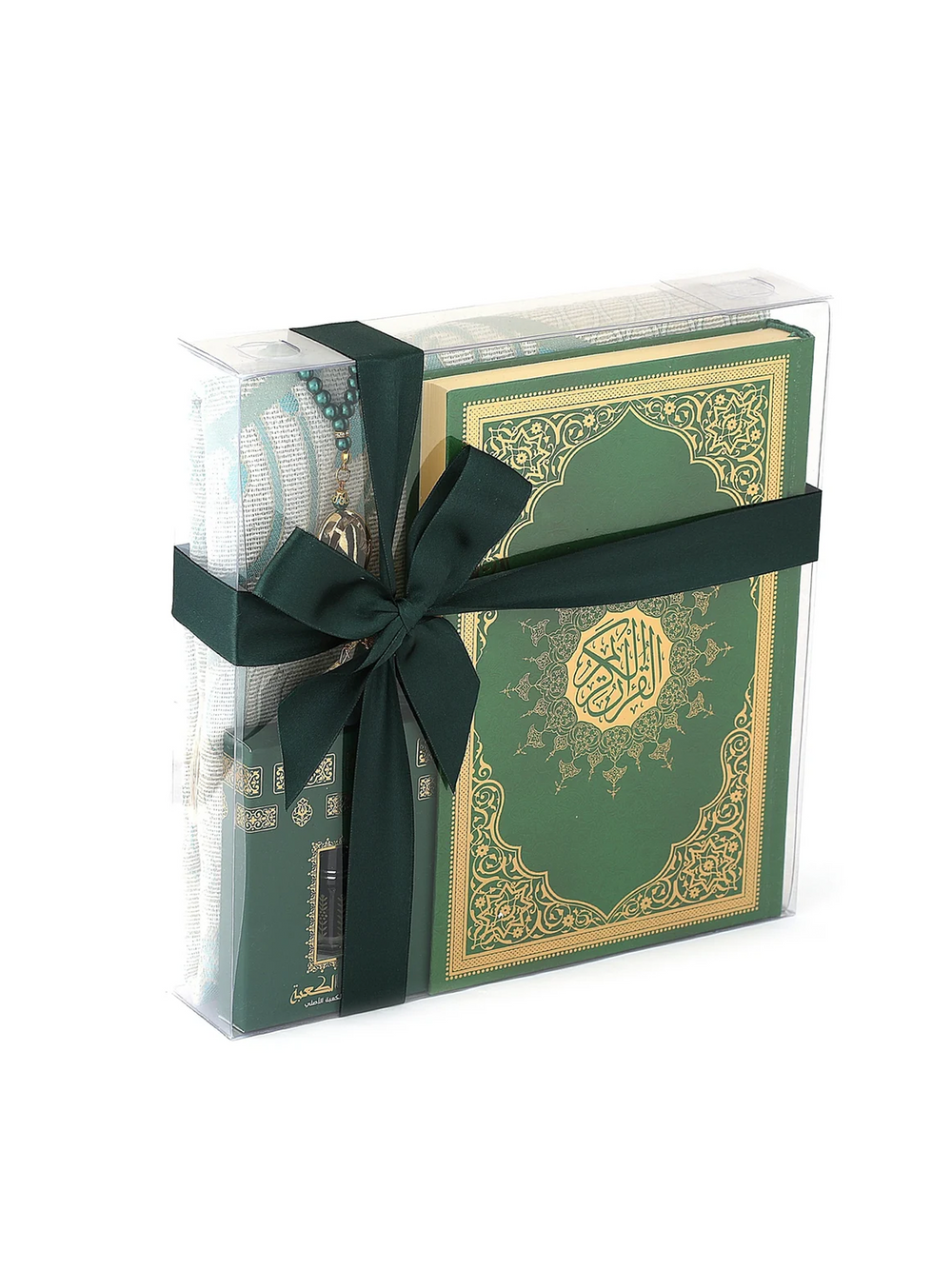Ensar Black Rose Quran & Prayer Mat Gift Set - image 8