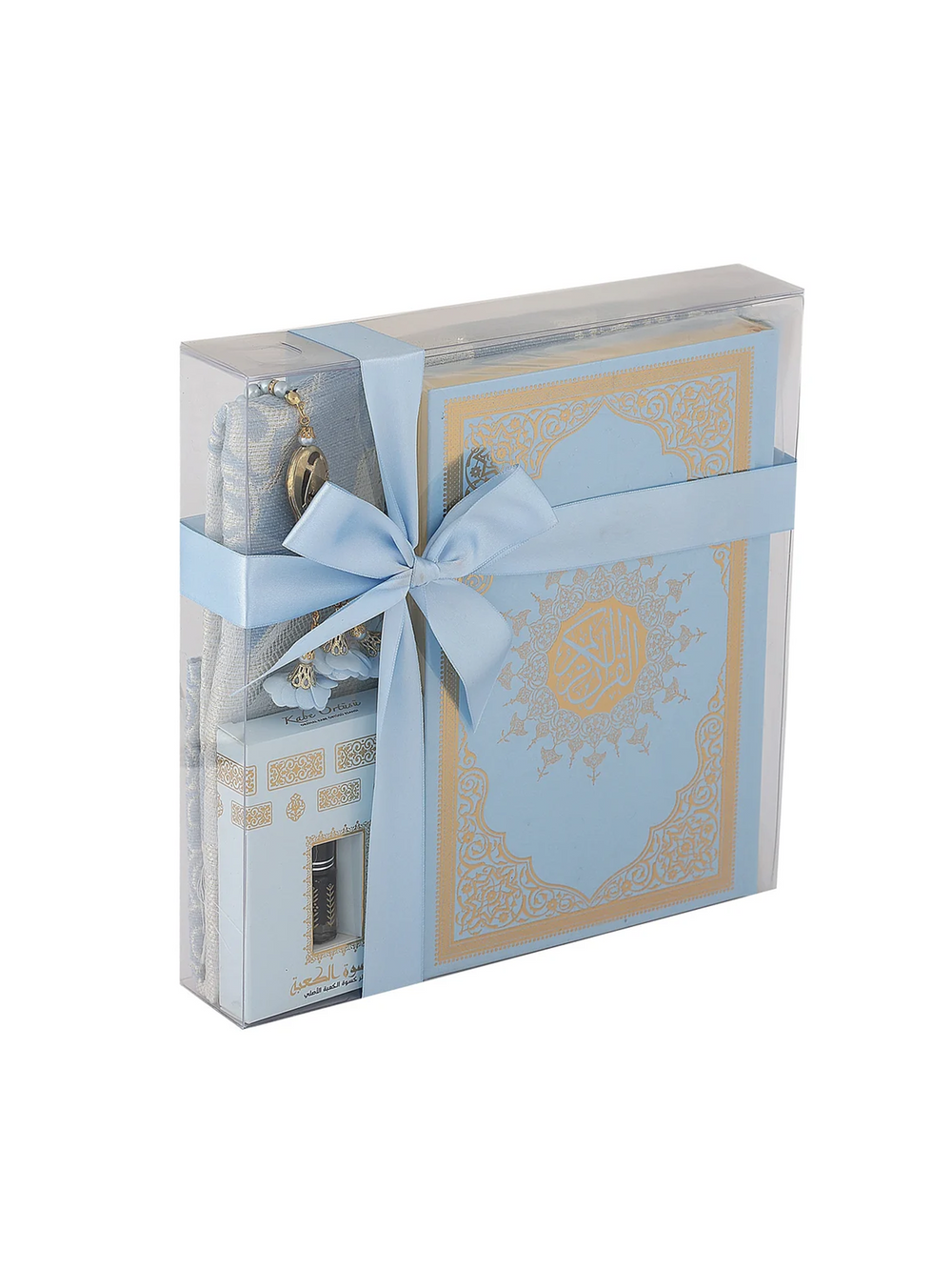 Ensar Black Rose Quran & Prayer Mat Gift Set - image 10