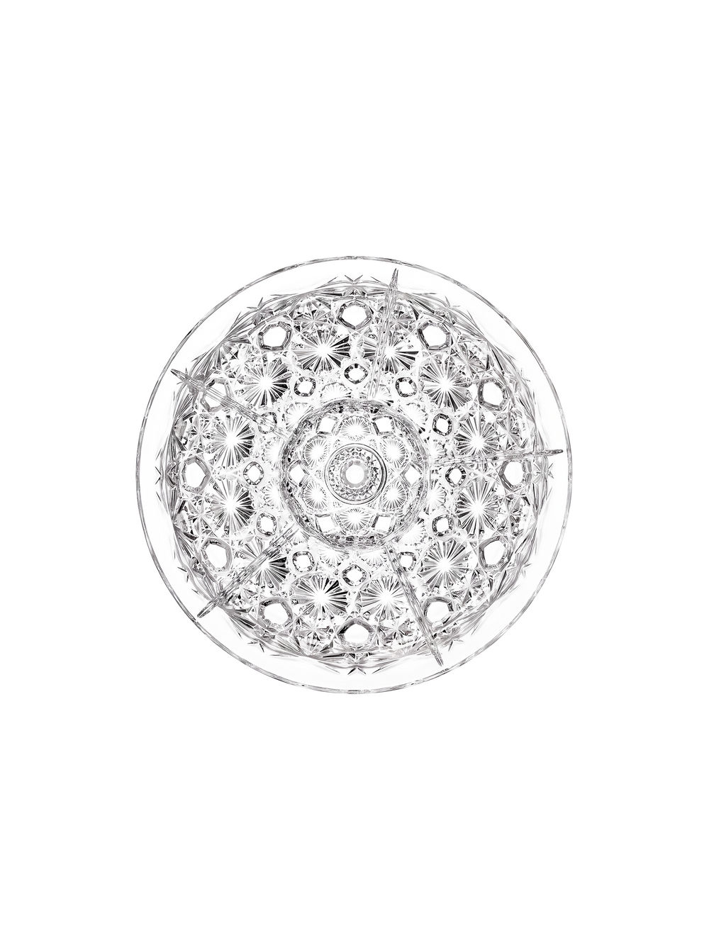 Divided Snack Serving Tray with Lid - Clear - image 2