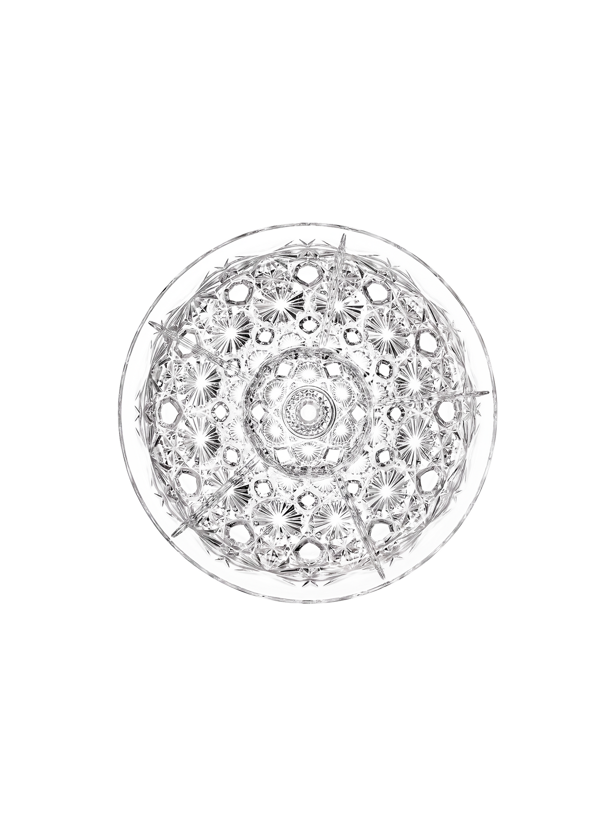 Divided Snack Serving Tray with Lid - Clear - image 2