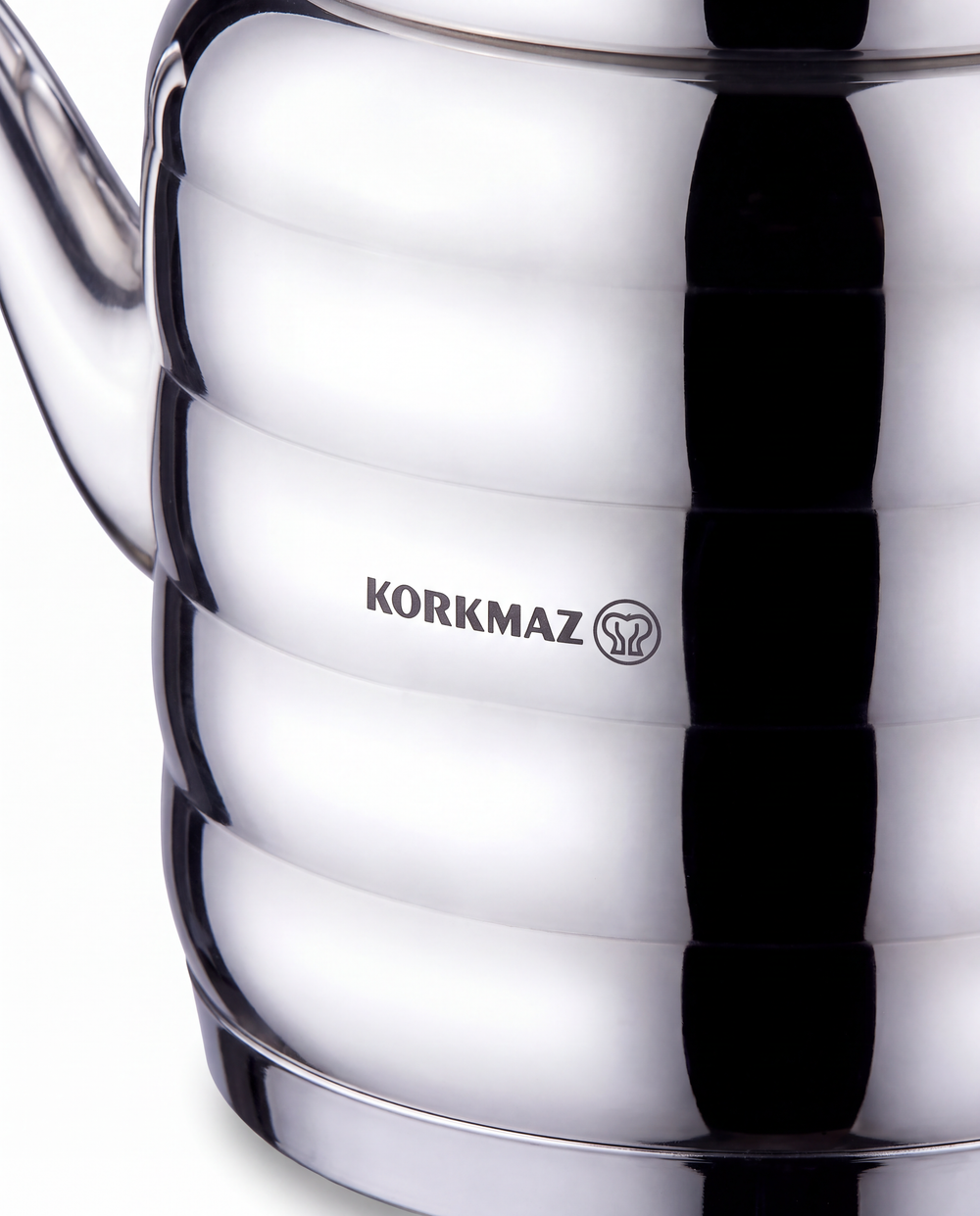 Korkmaz Mina Midi Turkish Teapot Set - 0.8 L + 1.6 L - image 4
