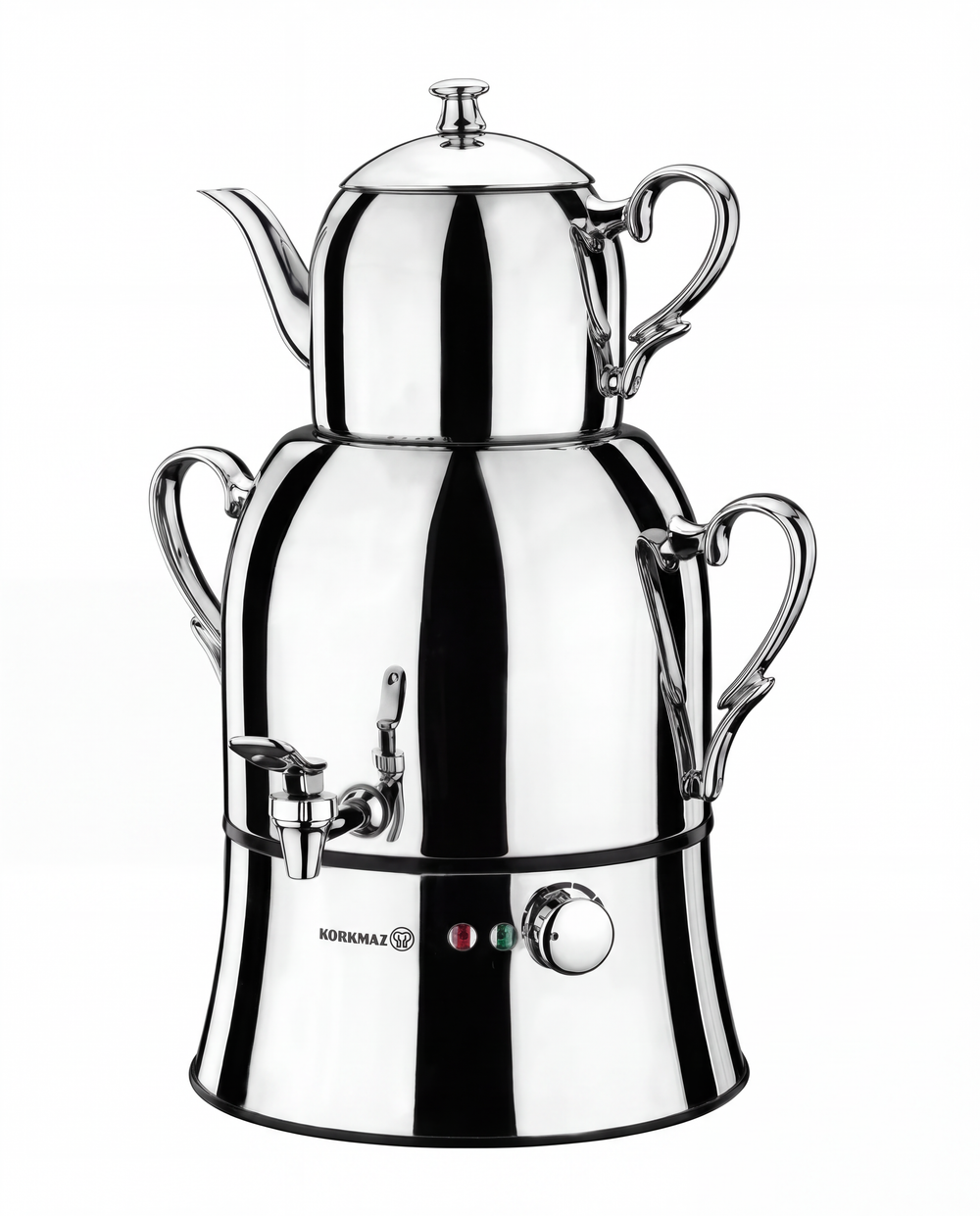 Korkmaz Nosta Mega Electric Samovar - 1.5 L + 4 L - image 1
