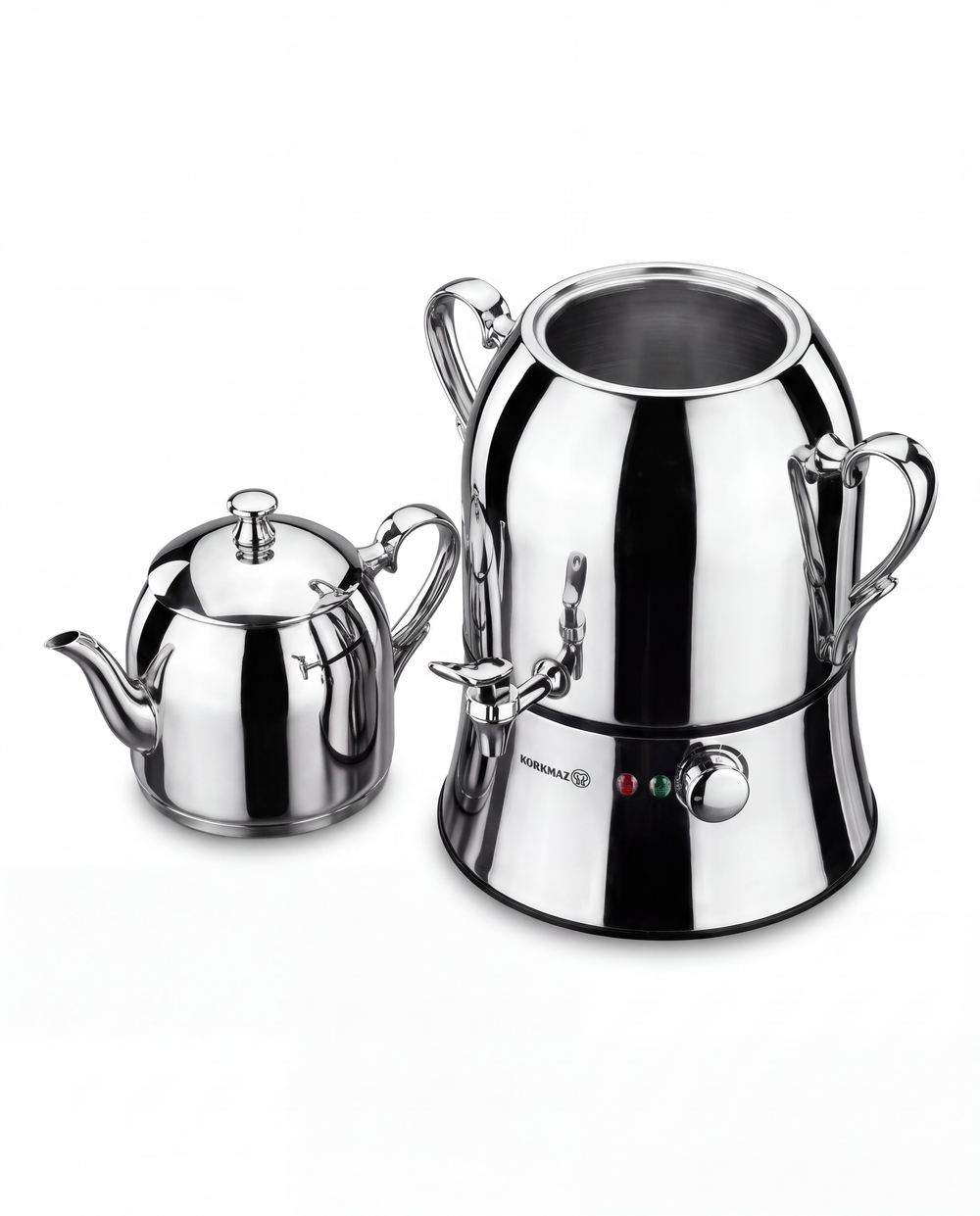Korkmaz Nosta Mega Electric Samovar - 1.5 L + 4 L - image 3