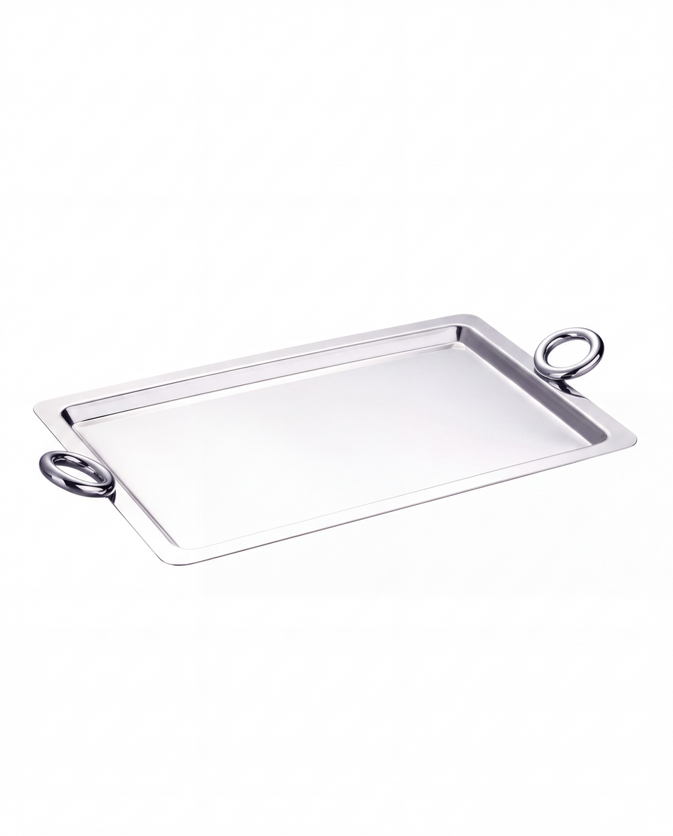 Korkmaz Freedom Stainless Steel Tray - 35 x 20 cm - image 1