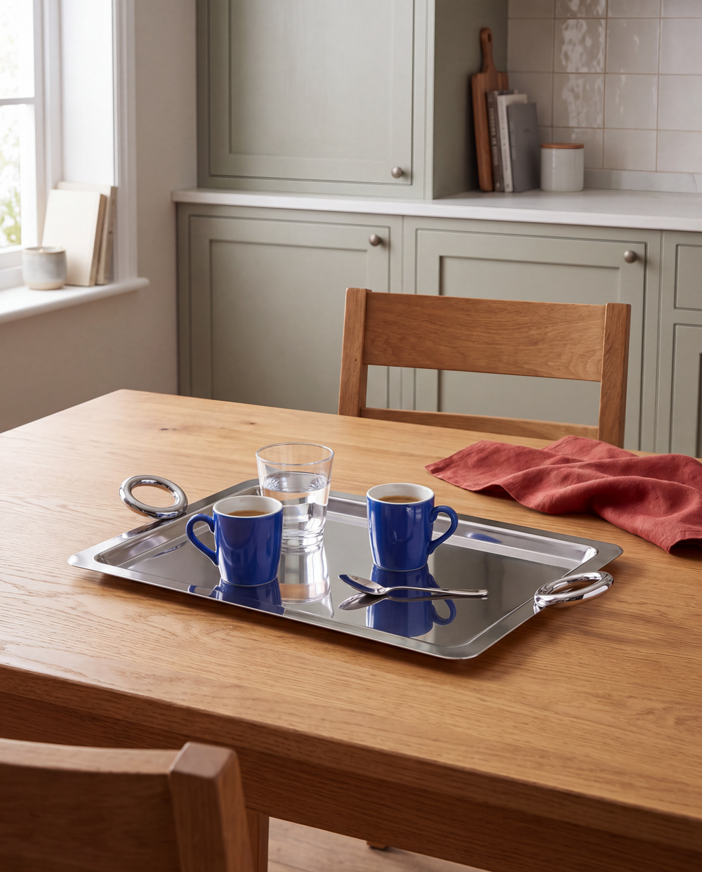 Korkmaz Freedom Stainless Steel Tray - 35 x 20 cm - image 2