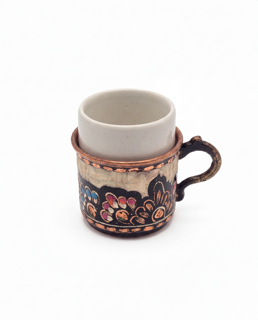 Copper Turkish Coffee Set for Two - image 4