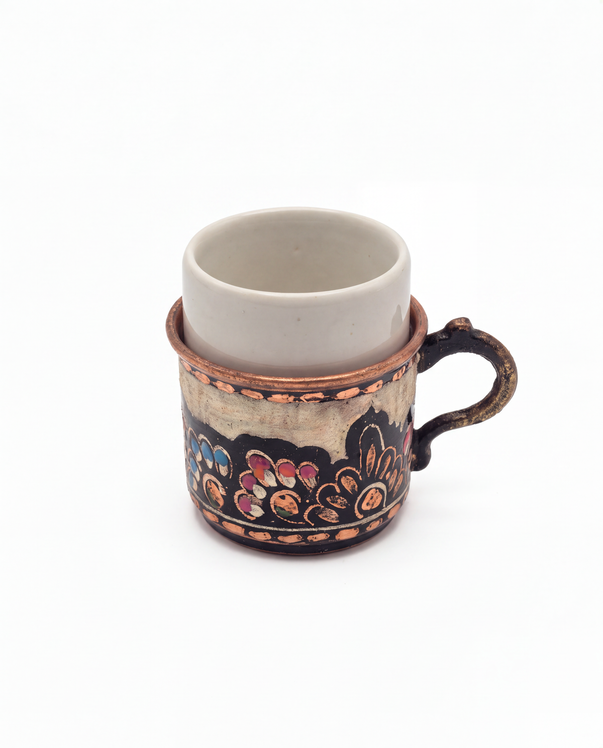 Copper Turkish Coffee Set for Two - image 4