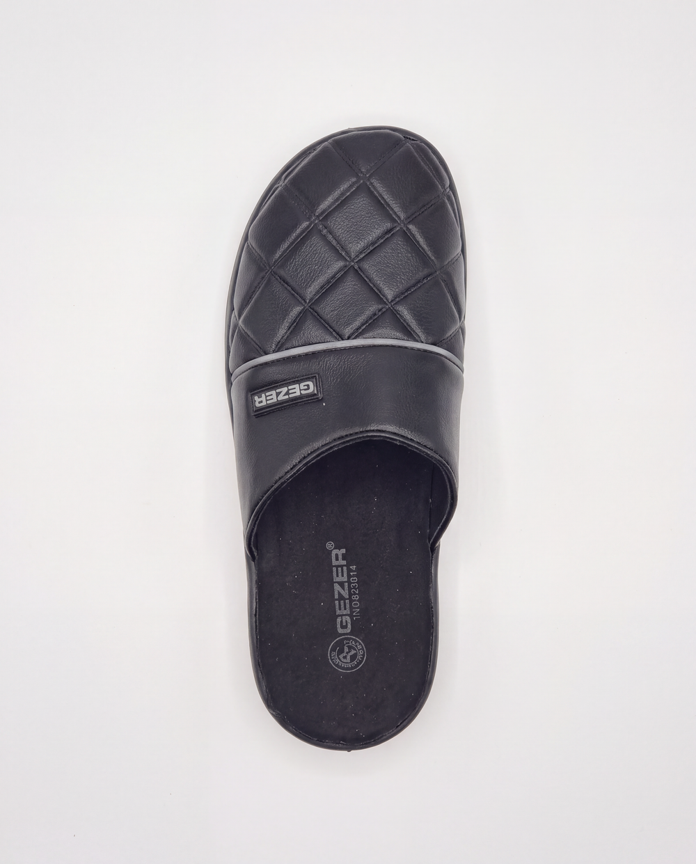 Gezer Diamond Detail Slippers - Black - image 4