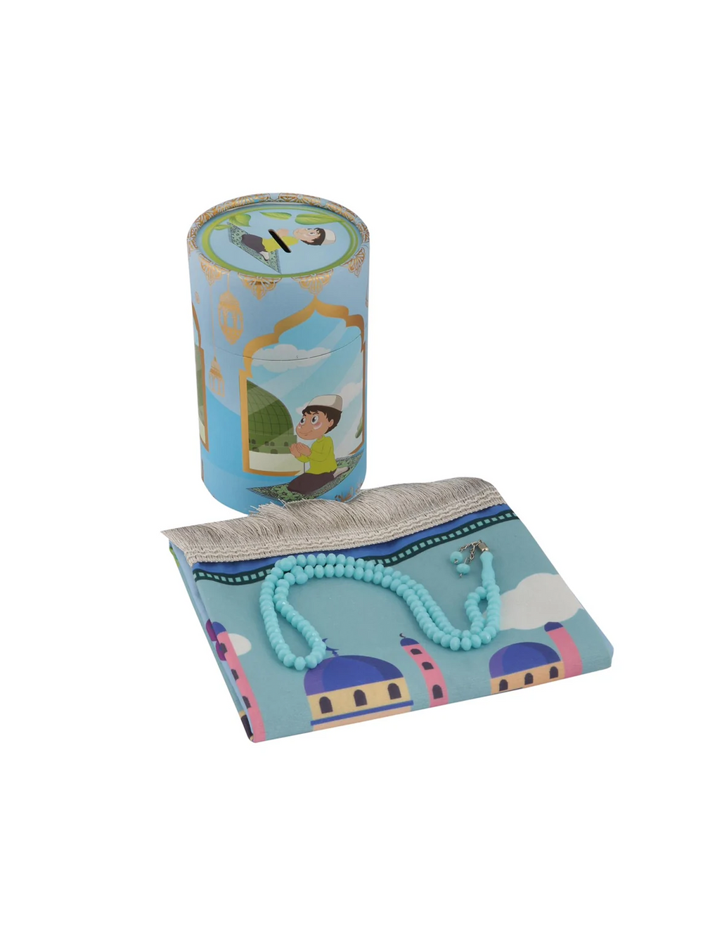 Ensar Children's Prayer Mat & Tasbeeh Gift Set - image 3