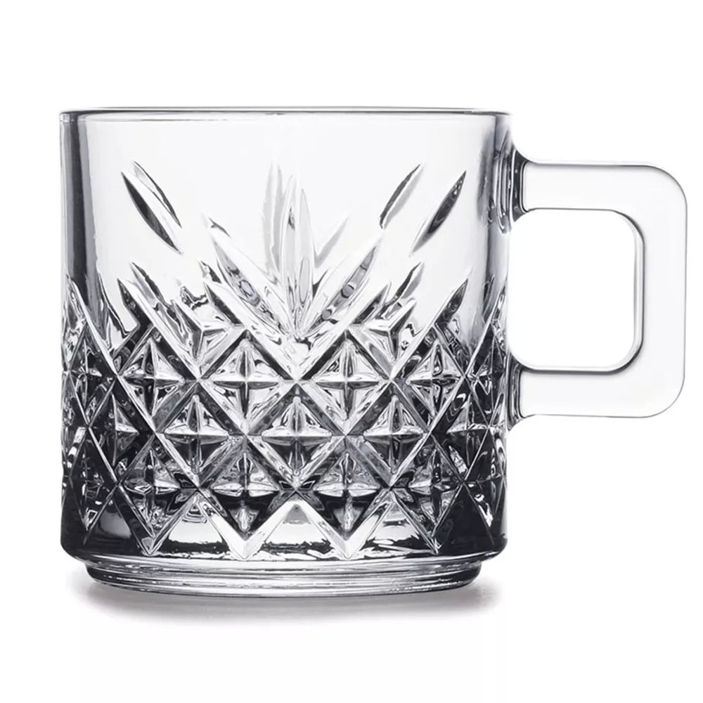 Paşabahçe Timeless Glass Mugs 195 mL - Set of 2