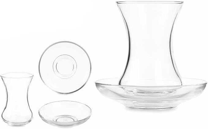 Paşabahçe Vefa Turkish Tea Set - 12 Pieces