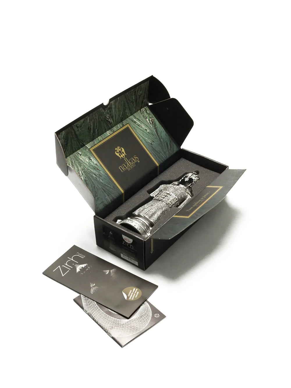 Armour ornament shown in its presentation box